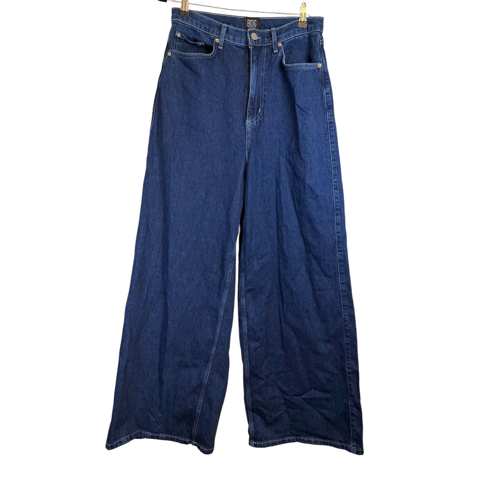BDG Urban Outfitters A-Wide High Rise Wide Leg Jeans Dark Wash Blue Size 30